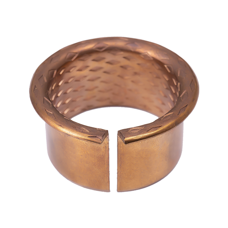 HZ090F Bushing perunggu berflensa alur oli berbentuk berlian