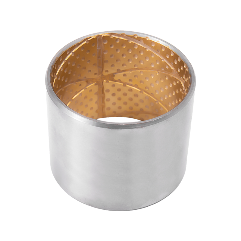 HZ802 Bantalan komposit bimetal alur minyak warna alami